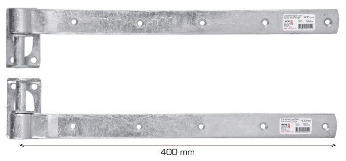 Stabelhængsel galvaniseret 400 mm